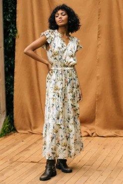 SKIES ARE BLUE Amani Floral Print Sleeveless Maxi Dress* Maxi Dresses