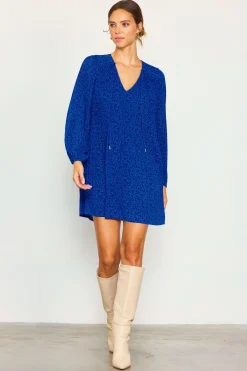 SKIES ARE BLUE Babydoll Mini Floral Dress* Mini Dresses