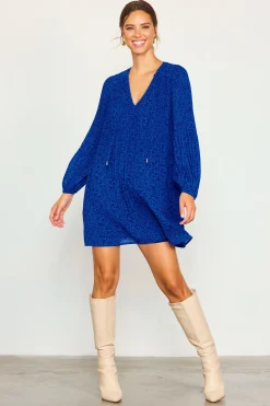 SKIES ARE BLUE Babydoll Mini Floral Dress* Mini Dresses