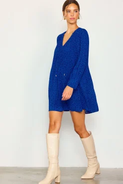 SKIES ARE BLUE Babydoll Mini Floral Dress* Mini Dresses