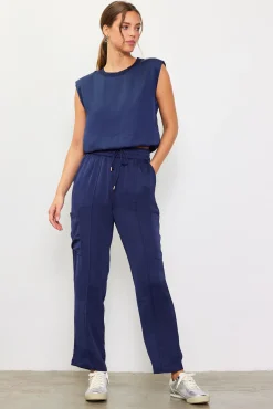 SKIES ARE BLUE Bubble Hem Muscle Tank* Sleeveless Tops