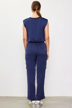 SKIES ARE BLUE Bubble Hem Muscle Tank* Sleeveless Tops