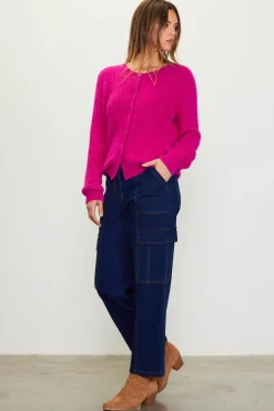 SKIES ARE BLUE Cable-Knit Cardigan* Long Sleeve Tops|Sweaters