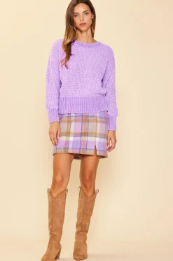 SKIES ARE BLUE Chenille Knit Sweater* Sweaters