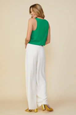 SKIES ARE BLUE Cowl Neck Sleeveless Top* Sleeveless Tops