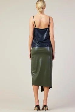 SKIES ARE BLUE Cowl Neck Tank Top* Sleeveless Tops