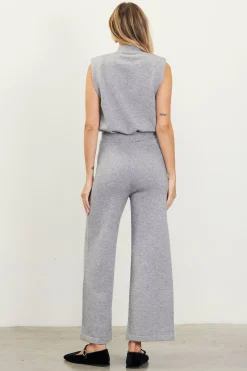 SKIES ARE BLUE Cropped Knit Pants* Pants