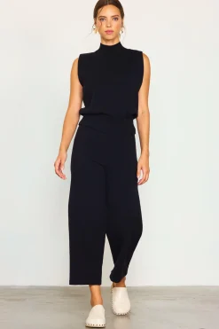 SKIES ARE BLUE Cropped Knit Pants* Pants