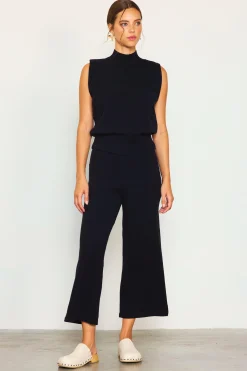 SKIES ARE BLUE Cropped Knit Pants* Pants