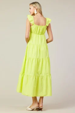 SKIES ARE BLUE Diana Poplin Maxi Dress* Maxi Dresses