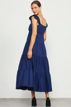 SKIES ARE BLUE Diana Poplin Maxi Dress* Maxi Dresses