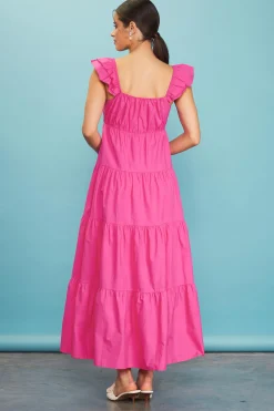 SKIES ARE BLUE Diana Poplin Maxi Dress* Maxi Dresses