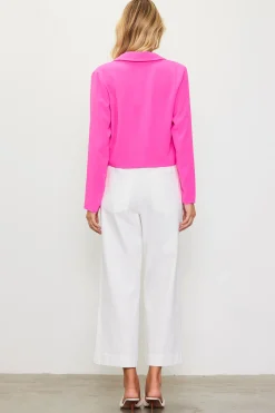 SKIES ARE BLUE Double Breasted Crop Blazer* Blazers