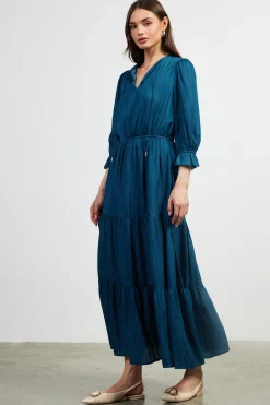 SKIES ARE BLUE Emery Ruffle Tiered Maxi Dress* Maxi Dresses