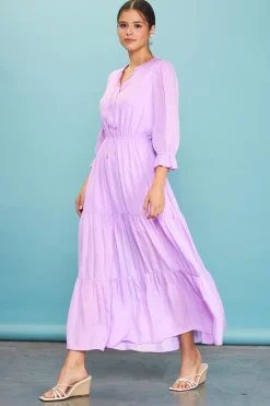 SKIES ARE BLUE Emery Ruffle Tiered Maxi Dress* Maxi Dresses