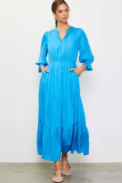 SKIES ARE BLUE Emery Ruffle Tiered Maxi Dress* Maxi Dresses