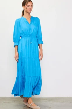 SKIES ARE BLUE Emery Ruffle Tiered Maxi Dress* Maxi Dresses