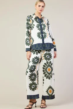 SKIES ARE BLUE Floral Print Longsleeve Blouse* Blouses|Long Sleeve Tops