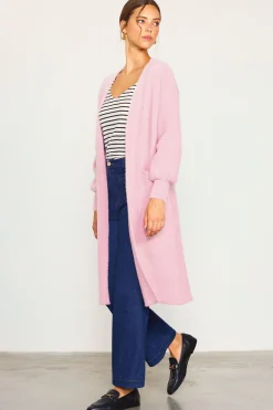 SKIES ARE BLUE Fuzzy Longsleeve Cardigan* Outerwear|Sweaters