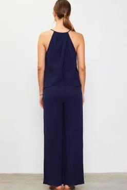 SKIES ARE BLUE Gaia Tulip Back Halter Top* Sleeveless Tops