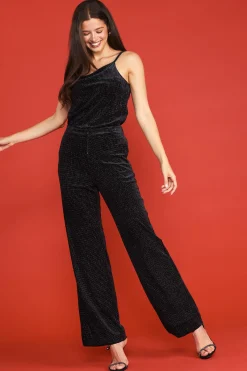 SKIES ARE BLUE Glitter Dot Velvet Pants* Pants