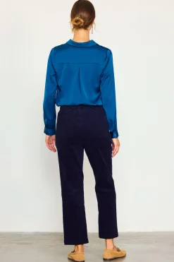 SKIES ARE BLUE High Waisted Corduroy Pants* Pants