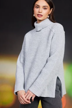 SKIES ARE BLUE Irene Turtleneck Sweater* Sweaters