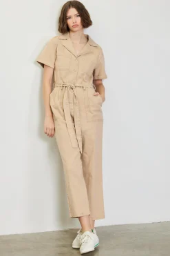 SKIES ARE BLUE Kendall Washed Utility Jumpsuit* Jumpsuits