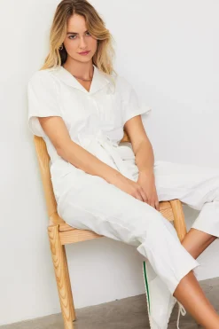 SKIES ARE BLUE Kendall Washed Utility Jumpsuit* Jumpsuits