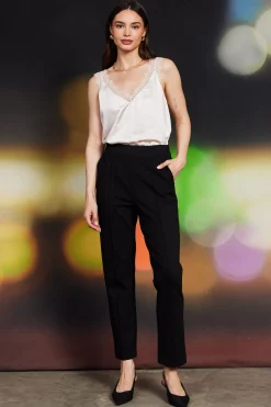 SKIES ARE BLUE Knit Pintuck Trouser* Pants