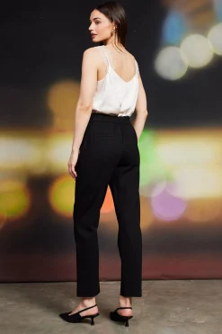 SKIES ARE BLUE Knit Pintuck Trouser* Pants