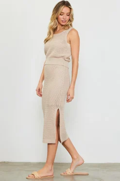 SKIES ARE BLUE Knit Sleeveless Top* Sleeveless Tops