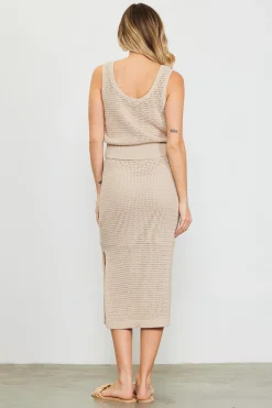 SKIES ARE BLUE Knit Sleeveless Top* Sleeveless Tops