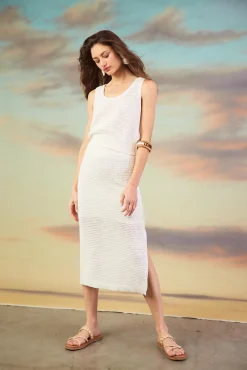 SKIES ARE BLUE Knit Sleeveless Top* Sleeveless Tops