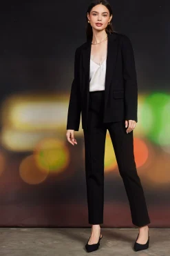 SKIES ARE BLUE Knit Tailored Blazer* Blazers