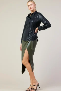 SKIES ARE BLUE Longsleeve Button Down Shirt* Blouses|Long Sleeve Tops