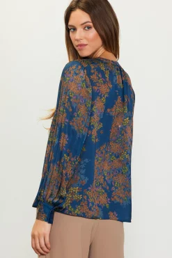 SKIES ARE BLUE Longsleeve Buttondown Blouse* Blouses|Long Sleeve Tops