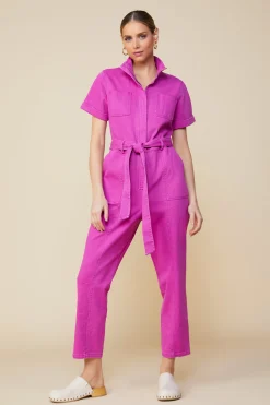 SKIES ARE BLUE Millie Utility Zip Jumpsuit* Jumpsuits