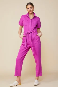 SKIES ARE BLUE Millie Utility Zip Jumpsuit* Jumpsuits