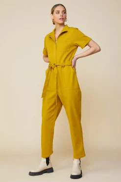 SKIES ARE BLUE Millie Utility Zip Jumpsuit* Jumpsuits