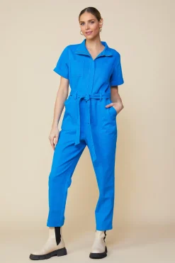 SKIES ARE BLUE Millie Utility Zip Jumpsuit* Jumpsuits