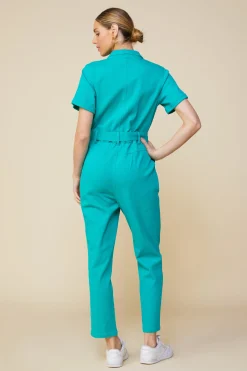 SKIES ARE BLUE Millie Utility Zip Jumpsuit* Jumpsuits