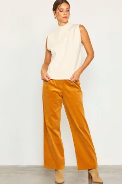 SKIES ARE BLUE Mock Neck Sleeveless Knit Top* Short Sleeve Tops