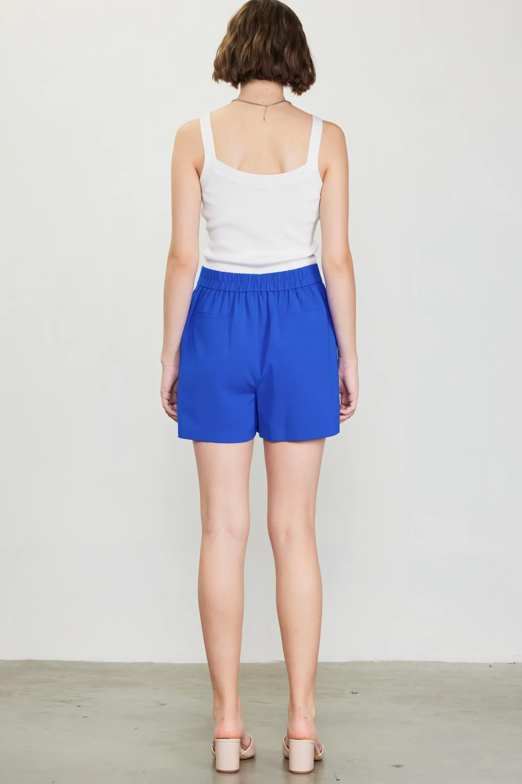SKIES ARE BLUE Neon Structured Shorts* Shorts