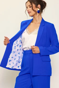 SKIES ARE BLUE Neon Welt Pocket Blazer* Blazers