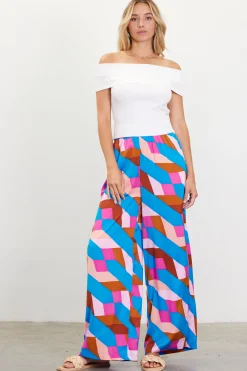 SKIES ARE BLUE Off Shoulder Ribbed Knit Top* Short Sleeve Tops