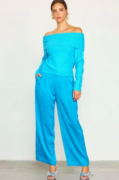 SKIES ARE BLUE Off Shoulder Sweater* Long Sleeve Tops|Sweaters