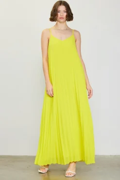 SKIES ARE BLUE Pleated Maxi Dress* Maxi Dresses