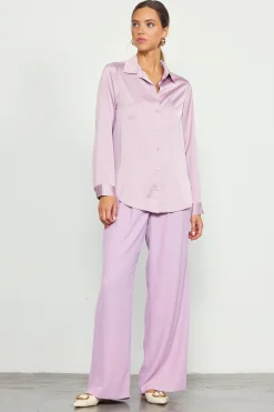 SKIES ARE BLUE Recycled Button Down Top* Blouses|Long Sleeve Tops