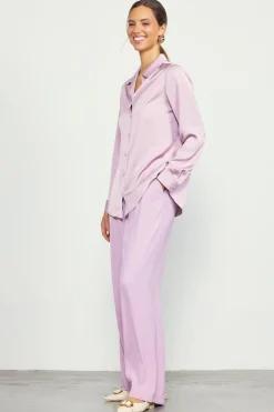 SKIES ARE BLUE Recycled Button Down Top* Blouses|Long Sleeve Tops